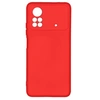 Image de Coque pour Poco X4 Pro 5G Semi-rigide Finition Soft-touch Fine Rouge