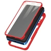 Image de Coque Intégrale pour Xiaomi Redmi Note 11 Pro 5G Dos Rigide et Contour Silicone Rouge