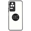 Image de Coque pour Xiaomi Poco F4 5G Bi-matière Bague Métallique Support Vidéo noir