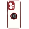Image de Coque pour Xiaomi Poco X4 GT Bi-matière Bague Métallique Support Vidéo Rouge