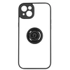 Image de Coque pour iPhone 14 Bi-matière Bague Métallique Support Vidéo Noir