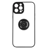 Image de Coque pour iPhone 14 Pro Bi-matière Bague Métallique Support Vidéo Noir