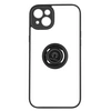Image de Coque pour iPhone 14 Plus Bi-matière Bague Métallique Support Vidéo Noir