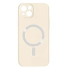 Image de Coque pour iPhone 14 Compatible Magsafe Semi Rigide Soft-Touch blanc