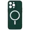 Image de Coque pour iPhone 14 Pro Compatible Magsafe Protection Semi Rigide Soft-Touch vert foncé