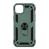 Image de Coque pour iPhone 14 Plus Hybride Antichoc Bague de maintien Support Vidéo Vert