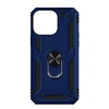 Image de Coque pour iPhone 14 Pro Max Hybride Antichoc Bague Support Vidéo Bleu nuit