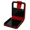 Image de Coque pour Samsung Z Flip 4 Clapet avec Languette Magnétique Rouge