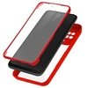 Image de Coque pour Xiaomi Redmi 10C Dos Plexiglas Avant Polymère Coins Renforcés Contour rouge