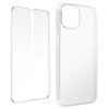 Image de Coque pour iPhone 14 Plus Silicone Gel et Film Verre Trempé 9H Transparent