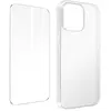 Image de Coque pour iPhone 14 Pro Silicone Gel et Film Verre Trempé 9H transparent