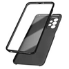 Image de Coque intégrale pour Samsung Galaxy A23 5G Arrière Rigide et Avant Souple Noir