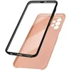 Image de Coque pour Samsung Galaxy A23 Intégrale Arrière Rigide Transparent et Avant Souple rose