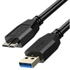 Image de Câble USB 3.0 Micro B Samsung Galaxy S5 Note 3 Note Pro 12.2 Noir 1,8m