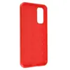 Image de Coque pour Samsung Galaxy A34 5G Renforcée Souple Carbone Effet Brossé Rouge
