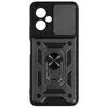 Image de Coque pour Xiaomi Redmi Note 12 5G Cache caméra Bague Support Vidéo Noir