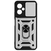 Image de Coque pour Xiaomi Redmi Note 12 5G Cache caméra et Bague Support Argent