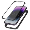 Image de Coque pour iPhone 14 Pro Antichoc Dos Plexiglas et Avant Polymère Noir