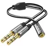 Image de Adaptateur Audio Jack 3.5mm femelle vers 2x Jack 3.5mm mâle