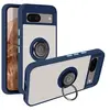 Image de Coque pour Google Pixel 8A Bague Métallique Support Vidéo Bleu nuit