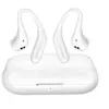 Image de Ecouteurs Bluetooth Crochet d'Oreille avec Microphone Blanc