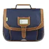 Image de Cartable Les Incontournables 32 cm Bleu Marine et Marron