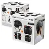 Image de Pack avec Kit de protection pour enfants Classic Helmet Noir