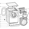 Image de Hublot Complet Aqxgd169heu Rep4 Pour Lave Linge - C00268023