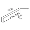 Image de Bandeau Assemble Aluminium Rep 510 Pour Lave Vaisselle - 156088270