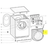 Image de Hublot Complet Aqxgd149s(ex) Pour Lave Linge - C00270075