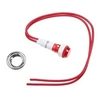 Image de Voyant Rouge Ø 10mm + Cable + Ecrou Pour Lave Linge - D342063