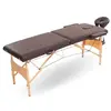 Image de Table De Massage Pliante Avec Accessoires Et Housse Tdm102 Marron