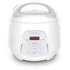 Image de - Cuiseur à Riz 2.2l - Panier Vapeur Intégré - 400w - 4 Menus De Cuisson Automatique - Départ Différé - Blanc
