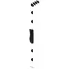 Image de Crémone pompier Deesse LA CROISEE DS applique à levier Noir RAL 9005 B3 - DS6887-013