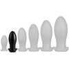 Image de Plug Silicone Saurus Egg M 12 x 5.3cm Noir