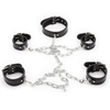 Image de Set de restriction Collier et Menottes Noir