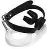 Image de Plug Pénis avec Bâillon Urinoir - Plug 4 x 0.7cm Noir