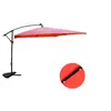 Image de Parasol terracotta droit carré 3 x 3 m led SOLENZARA
