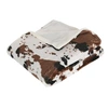 Image de - Plaid Vache - 130 x 160 cm - Blanc et marron