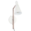 Image de - Applique en fer Bren - H. 47 cm - Blanc
