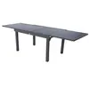Image de Hespéride - Table de jardin extensible 10 Personnes Piazza - L. 135/270 cm - Noir graphite