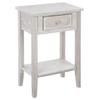Image de - Table de chevet Charme - 1 Tiroir - Marron naturel