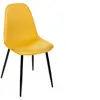 Image de - Chaise Nokas - Pied en métal - Jaune