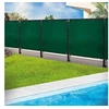 Image de Brise vue renforcé 2 x 10 M vert 220 gr/m² luxe PRO