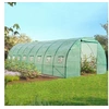 Image de Bâche de rechange pour serre de jardin tunnel 24m² 8 x 3 x 2 m anti-UV avec porte et fenêtres DES ANDES verte