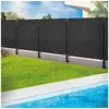 Image de Brise vue renforcé 1,5 x 10 M noir 220 gr/m² luxe PRO