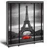 Image de Armoire de rangement penderie pliable vêtements en tissu PARIS dressing XXL