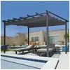 Image de Pergola toit rétractable 4 pieds 3x4 M tonnelle gris anthracite