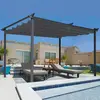 Image de Pergola toit rétractable gris 3x4 M