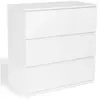 Image de Commode 3 tiroirs TOMI 78 cm bois blanc